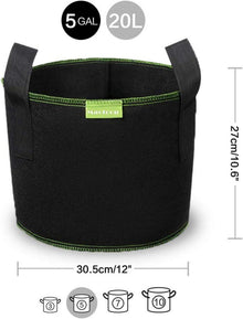 Tomaten Pflanzbeutel 5X 20L Grow Bag für Tomaten Gemüse