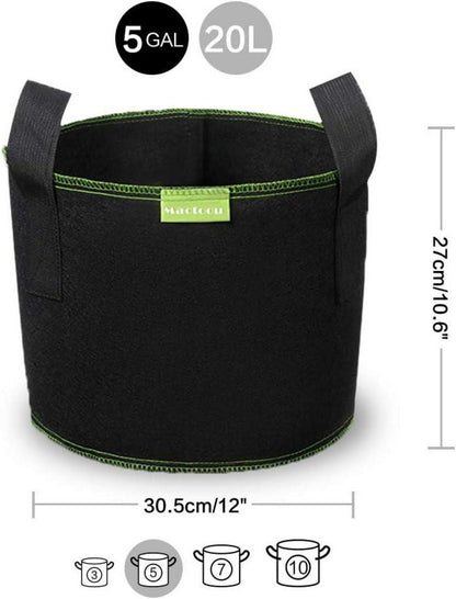 Tomaten Pflanzbeutel 5X 20L Grow Bag für Tomaten Gemüse