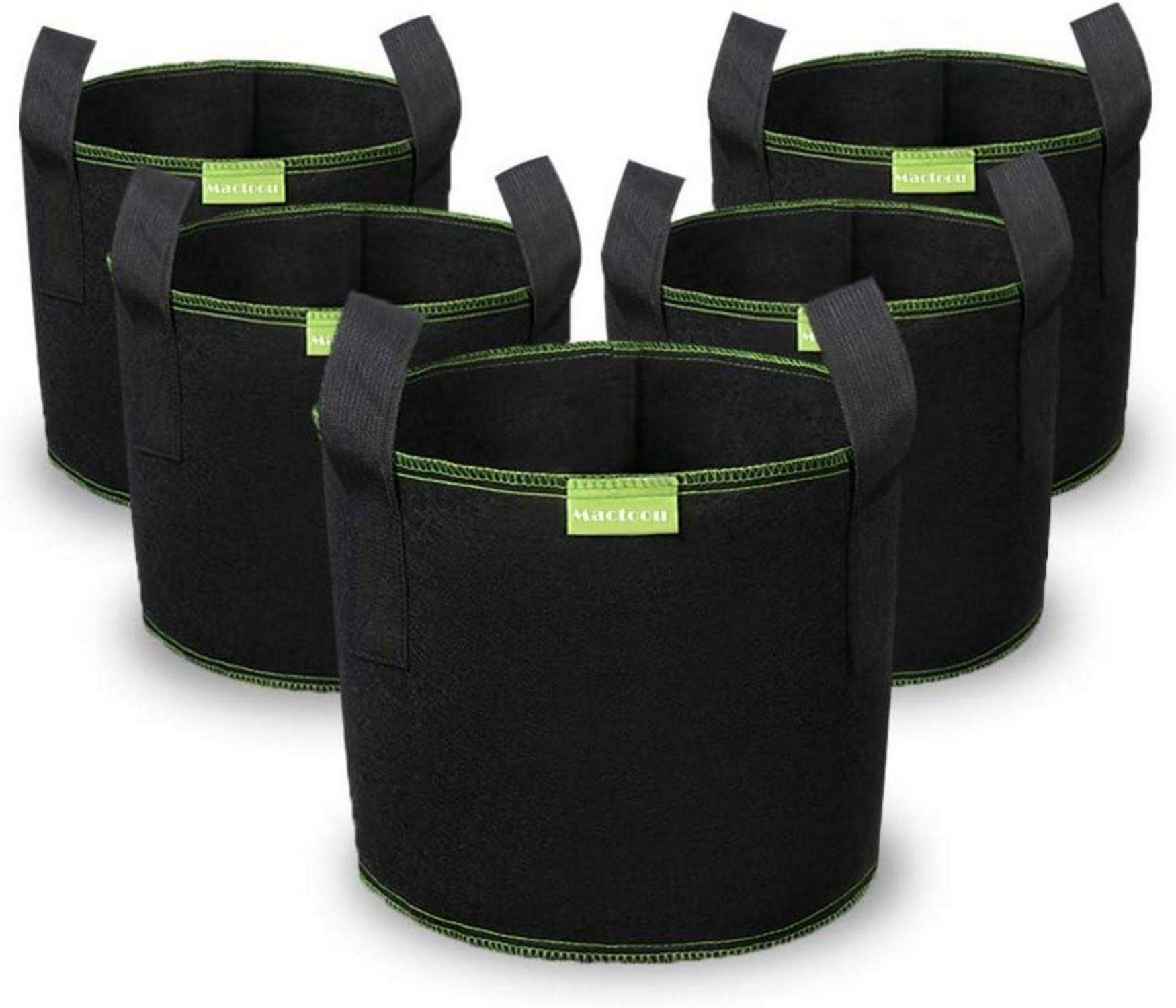 Tomaten Pflanzsack 5er Set 12L Vliesstoff mit