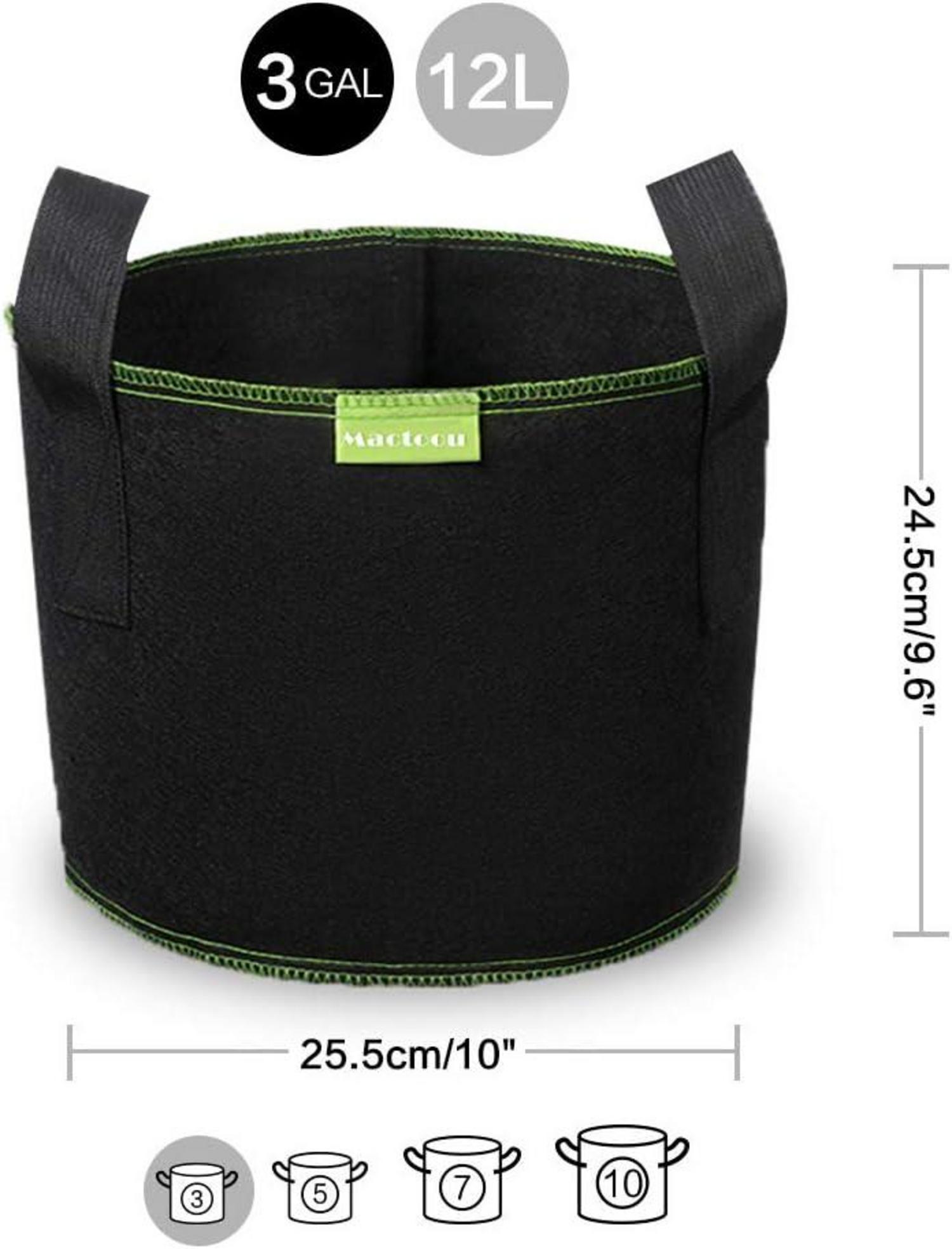 Tomaten Kübel 5x 12 L Pflanztasche Vliesstoff Pflanzsack