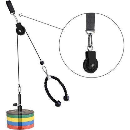 LFJ Umlenkrolle Fitness Set mit Schaukelgurt und