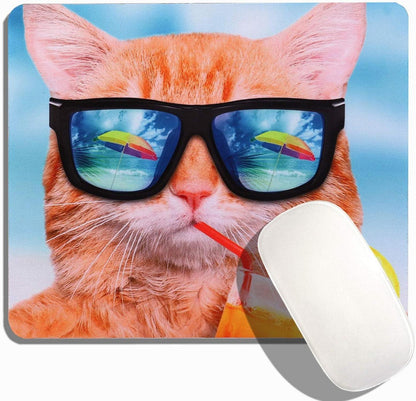 AOKSUNOVA Mauspad Office Klein Niedliches Design Mousepad 24 x 20 x 0,3 cm