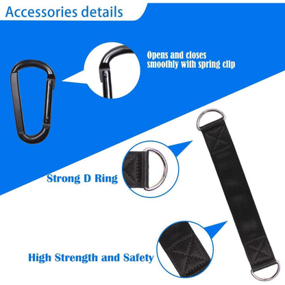 LFJ Umlenkrolle Stahlseil mit Schaukelgurt und