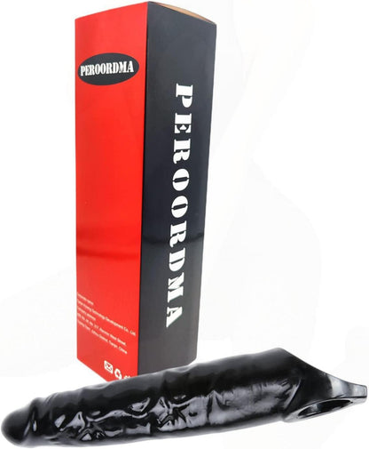 Realistische Penis Sleeve Penisverlängerung Erektionssteigerung 28CM