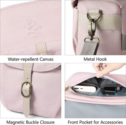 Kameratasche für Spiegelreflexkamera und Zubehör - Rose