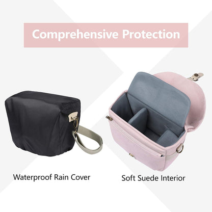 Kameratasche Spiegelreflex Schultertasche DSLR Foto Zubehör Rose