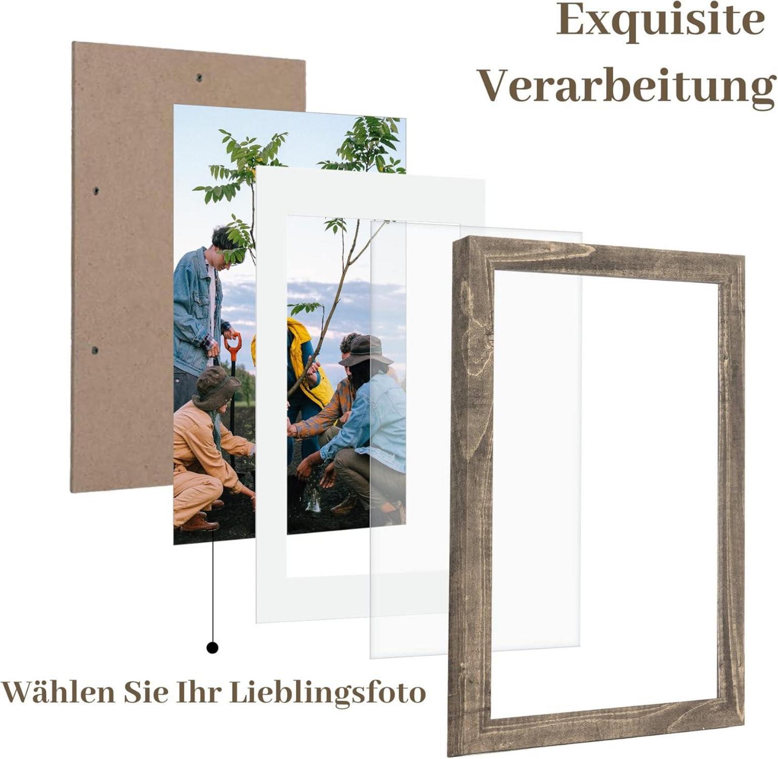 Scholar Tree A4 Bilderrahmen Dunkelgrau 2 Stück mit