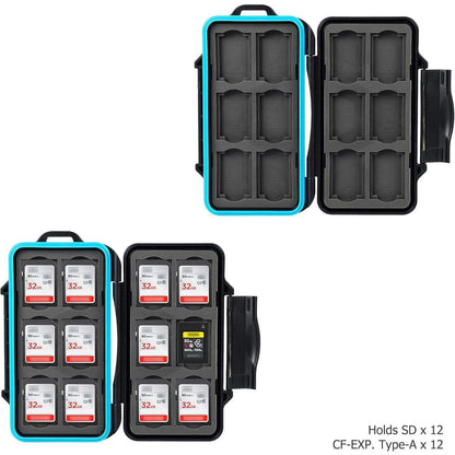 JJC Speicherkartengehäuse 24 Steckplätze wasserabweisend