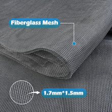 Cieex 2 Stück Fliegengitter 200x200 cm, Meterware grau mit