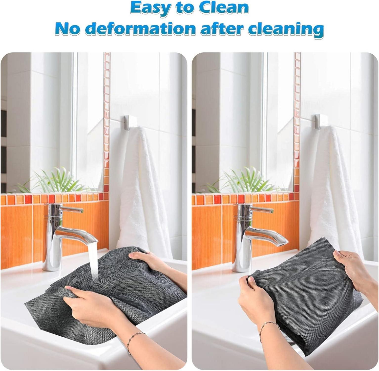 2er Pack Fliegengitter 200x200cm Grau inkl. Reinigungsbürste