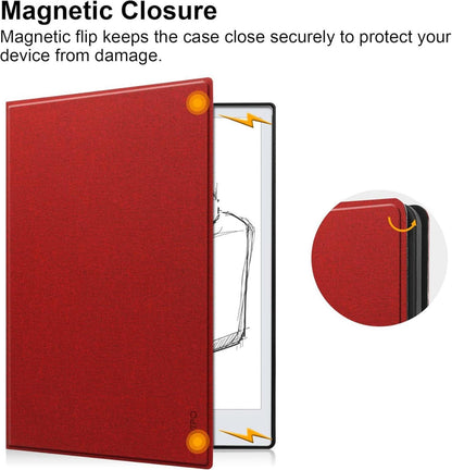 Ultra Slim Book Folio Ledertasche mit Ständer für Remarkable 2 10.3