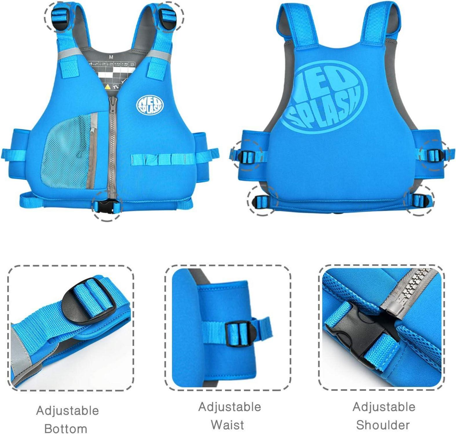 Schwimmweste Erwachsene Schwimmlernweste Kajak Bootfahren S Blue