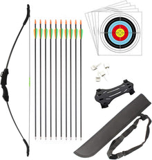 HANSPY Pfeil Bogen Set Junior Anfänger Recurve Bogenschießen Outdoor