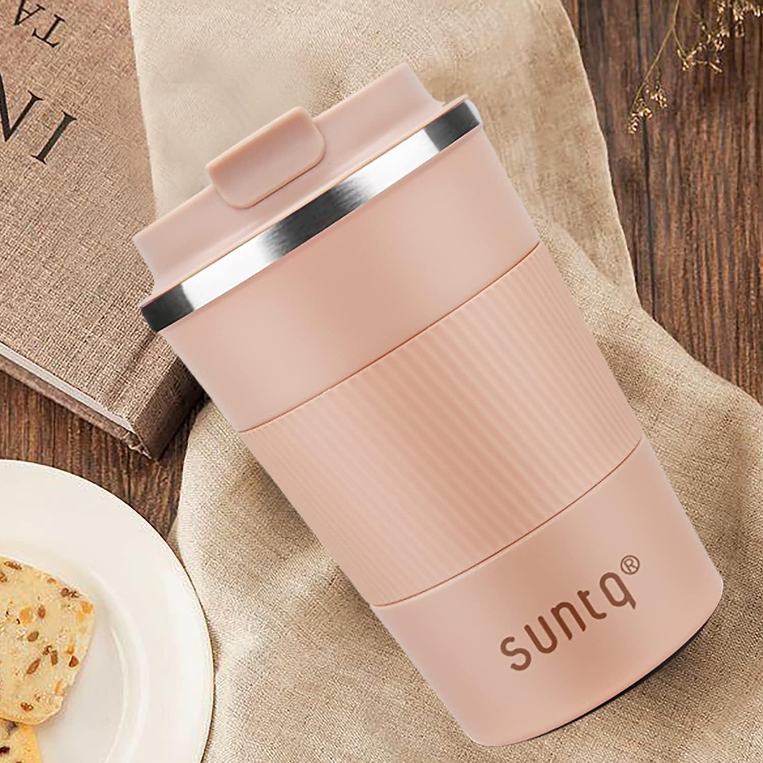 Kaffeebecher to go Edelstahl Thermobecher 380ml Doppelwand Isoliert