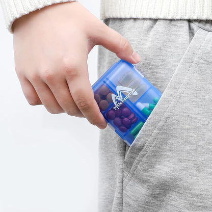 Tablettenbox 7 Tage Pillendose 10 Fächer Medikamentenbox