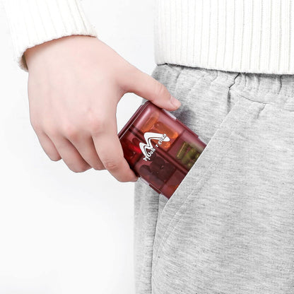 4er Pack Tablettenbox 7 Tage Pillendose Medikamentenbox Leicht Öffnen