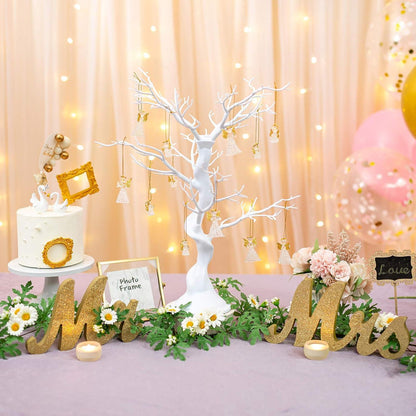 Künstlicher Baum Hochzeit Dekoration Empfangstisch Weiß 1 Stück