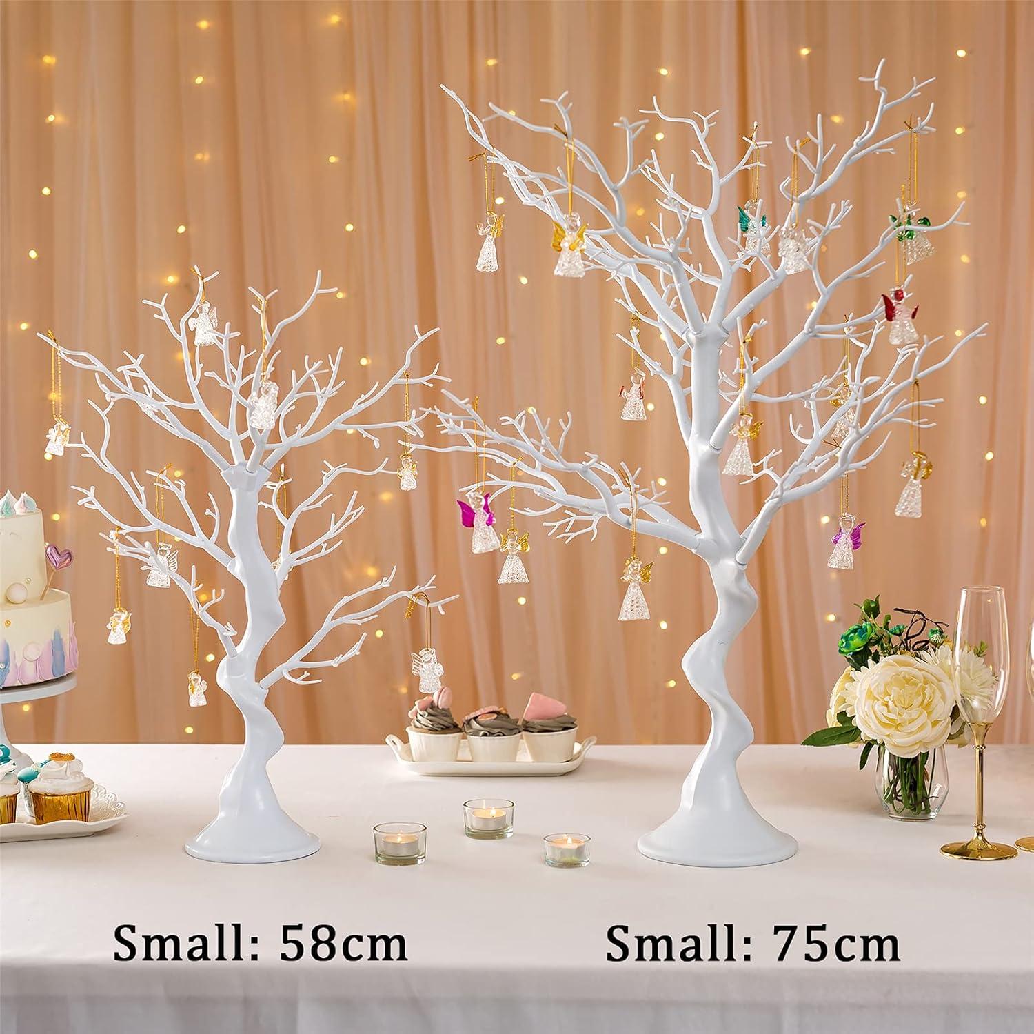 Künstlicher Baum Hochzeit Dekoration abziehbarer Wunschbaum Weiß 1 Stück