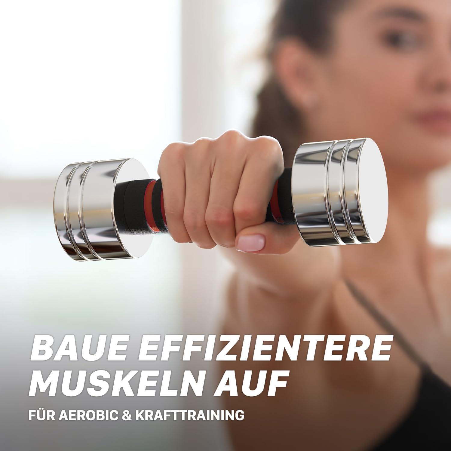 STAHL Ultrakompakte Kurzhanteln Einstellbare Hanteln 2,5kg 5kg 7,5kg