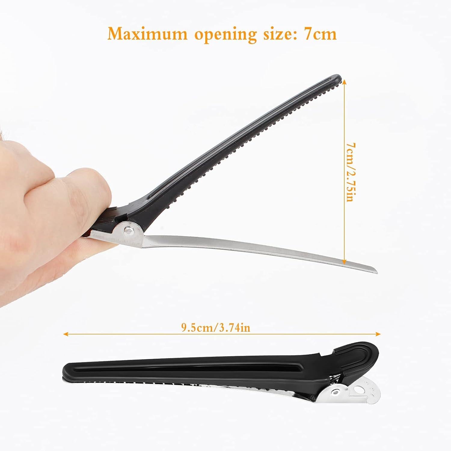 Profi Styling Kämme Set 34 teilig mit Clips Schwarz