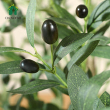 CROSOFMI Künstlicher Olivenbaum 150 cm Seidenbaum 2er Pack