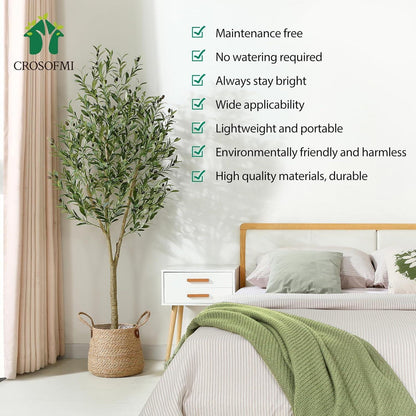 Künstlicher Olivenbaum 180cm - Tropische Pflanze für Indoor