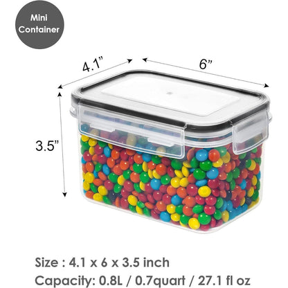 Vorratsdosen Set 0.8L Müsli Schüttdose Frischhaltedosen