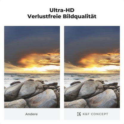 67mm Soft GND8 Verlaufsfilter ND0,9 Grauverlaufsfilter aus