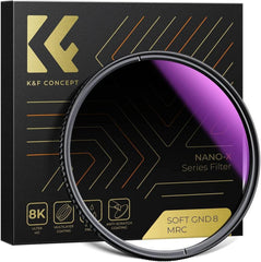 67mm Nano-X GND8 Verlaufsfilter ND0,9 Grauverlauf aus optischem Glas