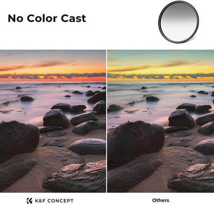 77mm K&F Concept Nano-X Soft GND8 ND0,9 Grauverlaufsfilter
