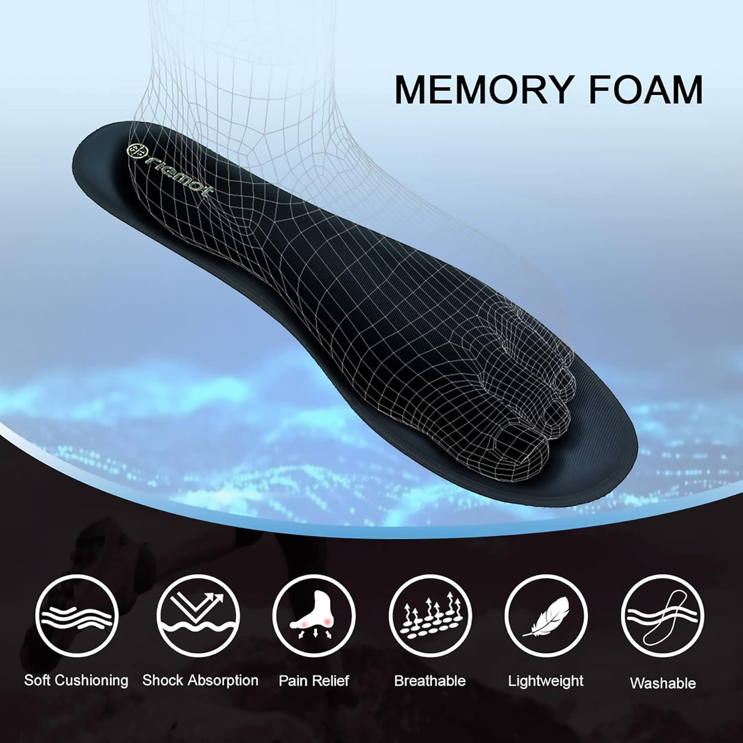Memory Foam Einlegesohlen für Damen Herren - Stoßdämpfende Einlegesohlen, Gr. 36-47
