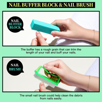 Nagelfeile Buffer Maniküre Pediküre Set Feilen Nägel Gelnägel Zange