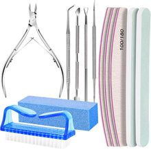 Nagelfeile Set Maniküre Pediküre Nailart Buffer Eckenheber