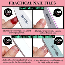 Nagelfeilen Set Gelnägel Maniküre Pediküre Eckenheber Feilen