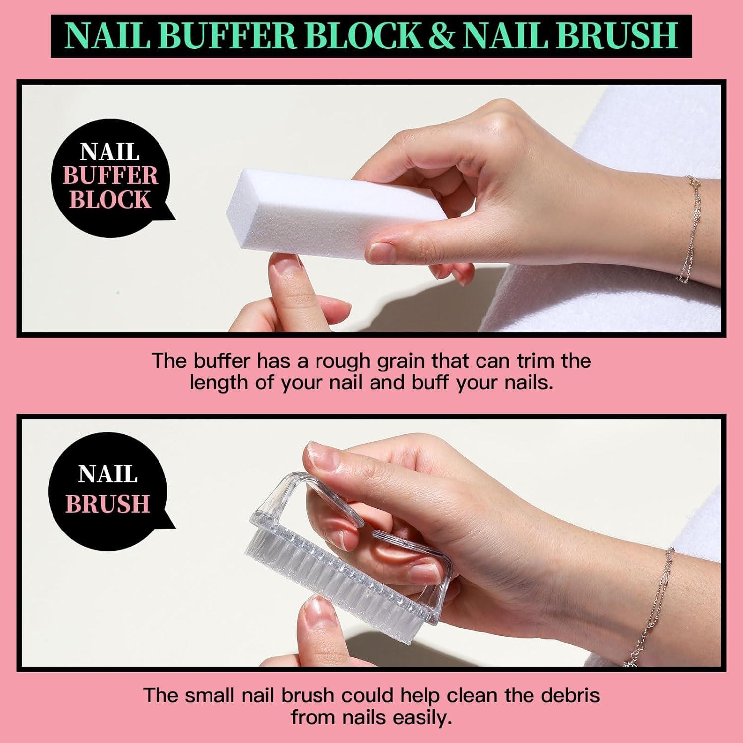 Nagelfeilen Set Gelnägel Maniküre Pediküre Buffer Feilen 100/180
