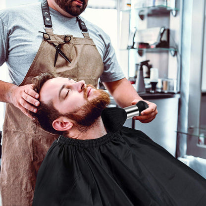 Professioneller Friseurumhang mit Hals-Staubbürste und