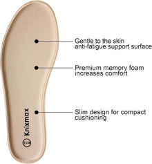 Memory Schaum Einlegesohlen Damen Herren Beige Gr. 36-47EU