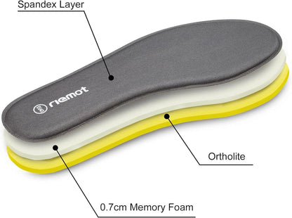 Memory Foam Einlegesohlen - Weiche Schuheinlagen für Damen Herren, Sport, Alltag - Gr.36-47