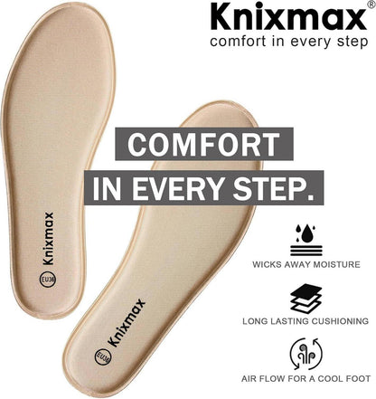 Knixmax Memory Schaum Einlegesohlen Beige Gr.36-47EU