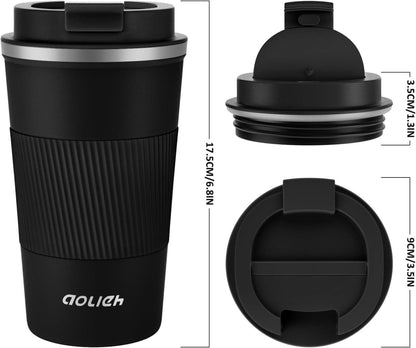 Thermobecher Kaffeebecher Isolierbecher Edelstahl Travel Mug 510ml