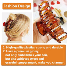 3er Set Kunststoff Haar Klaue Clips 11cm - Rutschfest