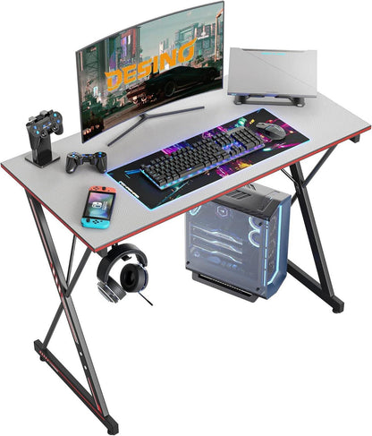 Gaming Schreibtisch Kohlefaseroberfläche Kopfhörerhaken(ChatColor