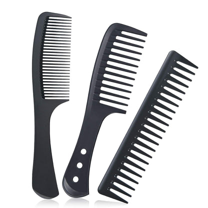 URAQT 3PCS Friseur Kamm Set - Profi Carbon Haarstyling Kamm Kit