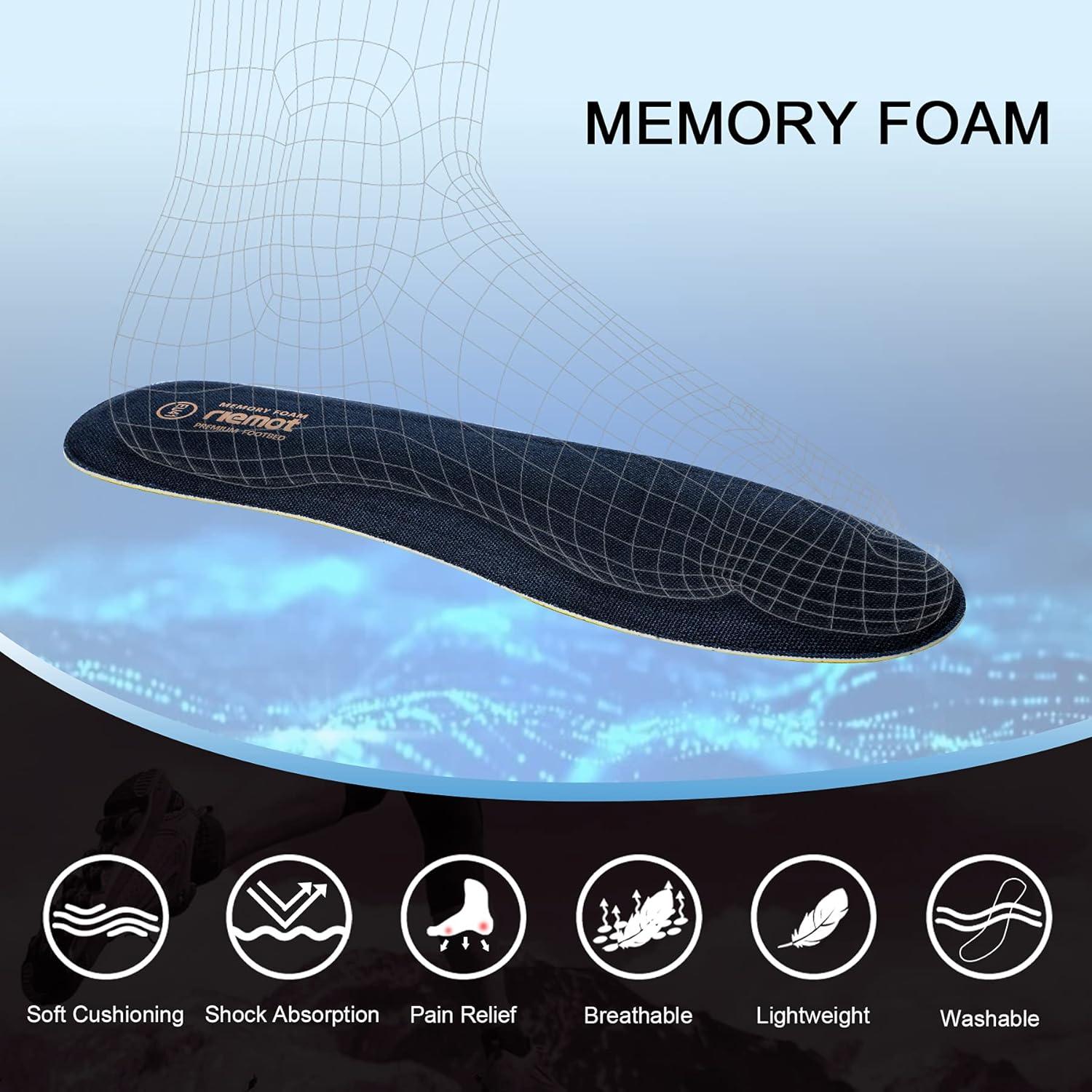 Memory Foam Einlegesohlen für Damen Herren - Weiche Schuheinlagen Sneaker
