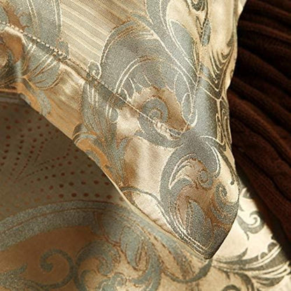 Satin Bettwäsche Set 200x200 cm | Gelb, Blumen, Wendebettwäsche