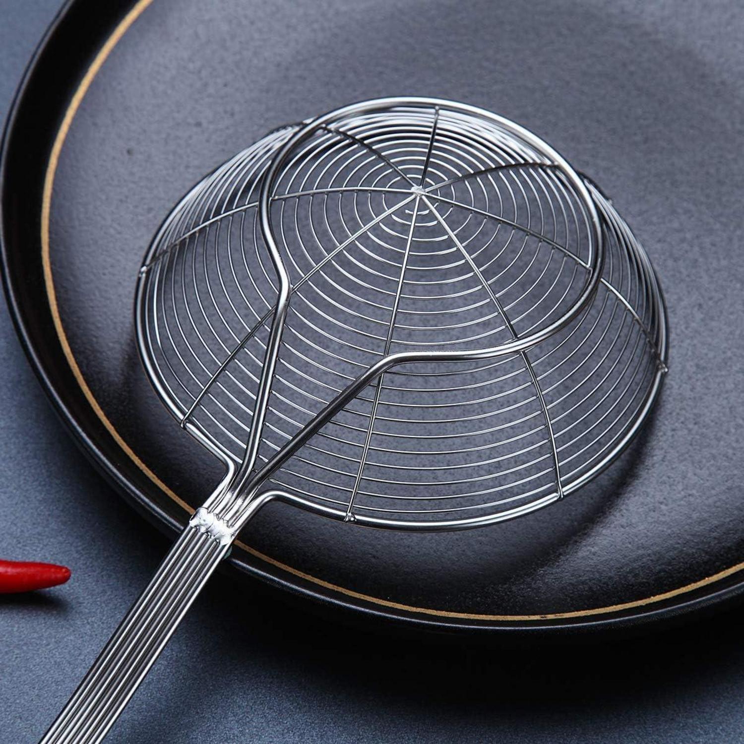 Sieb Spider Skimmer Edelstahl Küche Pasta Lebensmittel