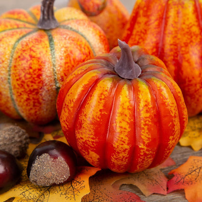 Künstliche Früchte Set 49 Stück Herbstdeko Halloween