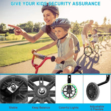 Stützräder für Kinderfahrrad Universal 12-20 Zoll Schwarz