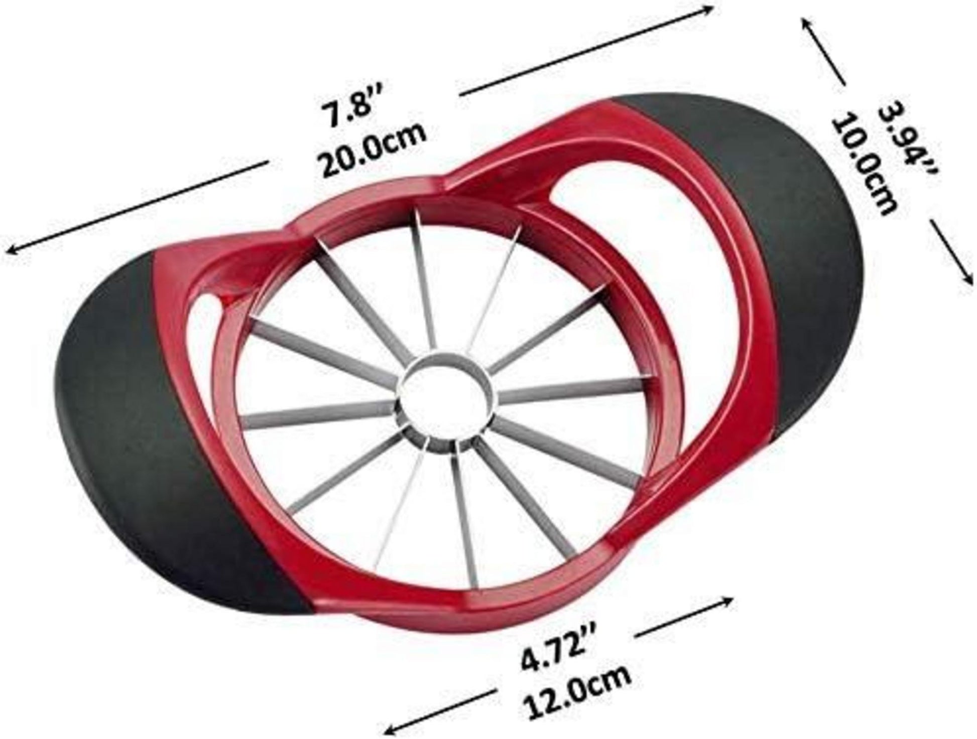 Apfelentkerner Schneider Edelstahl ergonomischer Griff 12 Klingen premier