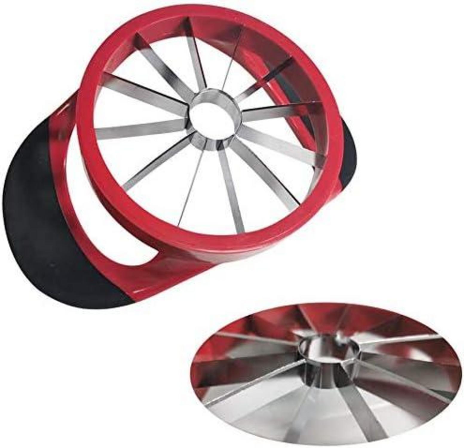 Apfelentkerner und -schneider aus Edelstahl mit 12 Klingen